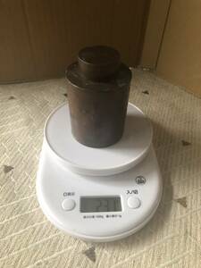 錫製.茶筒.お茶入れ.煎茶道具.誠信堂製刻印.説明欄にご覧ください