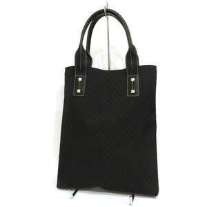 中古 セリーヌ キャンバス 総柄 トートバッグ Aランク ブラック 黒 CELINE 【送料無料】【名谷店】