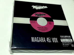送料無料　廃盤　大瀧詠一　大滝詠一　NIAGARA 45RPM VOX ボックス 完全生産限定 アナログ レコード9枚　のみです。CDはありません。