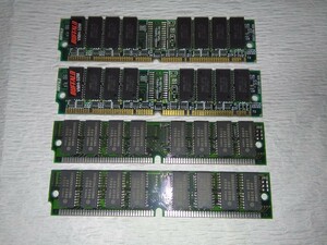 SIMM　72 pin　メモリ　16MB　BUFFALO　VMH-32M　HM092R2　認識確認済み　まとめてセット