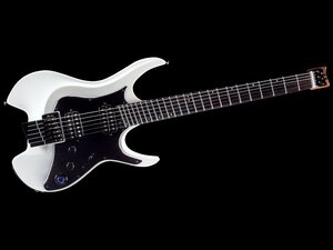 最落無し! Mooer GTRS W800 Pearl White / a44752　モダンなヘッドレススタイルのスタンダードなエレキギター　1円