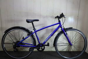 人気良品！ブリヂストン シュライン SHL67 26型 アルミ シマノ7速 子供用クロスバイク　BLUE