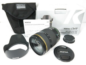 【 極美品 】PENTAX DA HD PENTAX-DA★16-50mmF2.8ED PLM AW レンズ 元箱付 ペンタックス [管PX1898]