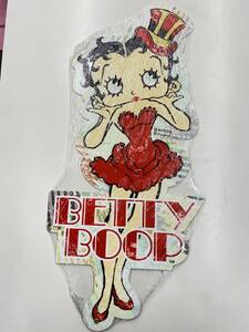 激レア 未開封 新品未使用 ベティちゃん betty boop BETTY BOOP メタルサイン サインボード ウォールサイン パネル 看板 鉄板