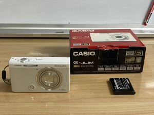 ● デジタルカメラ　CASIO カシオ　EX-ZR70 バッテリーと箱のみ付属　動作未確認