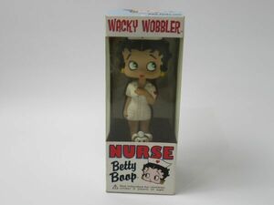 WACKY WOBBLER ベティ・ブープ ナース BETTY BOOP 看護師 看護婦 ベティちゃん Funko ファンコ 首振り ボビングヘッド バブルヘッド 中古①