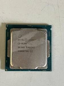 Intel Core i3-8100 SR3N5 3.60GHZ CPU 動作未確認