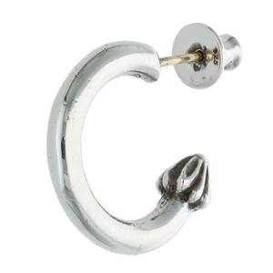 クロムハーツ Chrome Hearts HOOP PLAIN/プレーンフープ シルバーピアス 中古 SS07