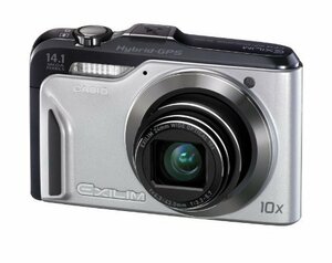 CASIO デジタルカメラ EXILIM EX-H20G シルバー EX-H20GSR(中古品)