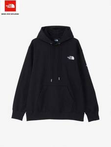 THE NORTH FACE Square Logo Hoodie Black ザ ノースフェイス スクエア ロゴ パーカー（ユニセックス）ブラック／黒 NT12333-K／XXL／2XL