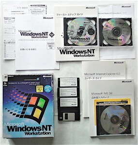 【中古】Windows NT Workstation 4.0 SP4 パッケージ｜CD-ROM【PC-9800シリーズ用Setup Disk(3.5
