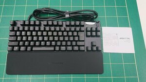 SteelSeries Apex 7 TKL Red Switch JP ゲーミングキーボード【開封/使用品】(2507148)※代引き不可