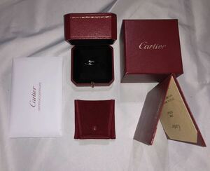 Cartier　カルティエ　ジュストアンクルリング　ホワイトゴールド　50