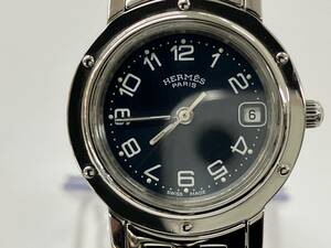 HERMES エルメス CL4.210 クリッパー クォーツ レディース腕時計