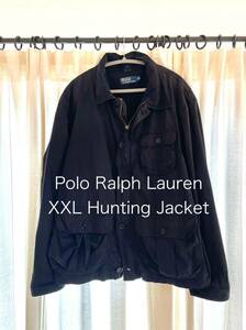 ポロpoloラルフローレン Ralph Laurenビンテー ハンティング ジャケット メンズ XXL L ネイビーRRLブルゾン ミリタリー ワーク シャツ