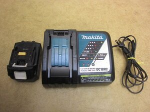 makita マキタ 純正 リチウムイオンバッテリ BL1830B 18V 3.0Ah 急速充電器 DC18RC 7.2-18V用 冷却ファン付 バッテリ 充電器 電動工具