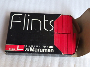 未使用　マルマン　ヴィンテージ　ガスライター用　フリント　1ケース　1980年代　ｚ051105