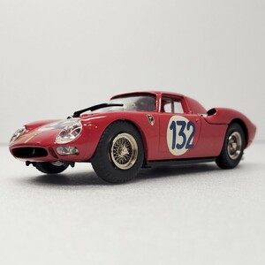 1/43 フェラーリ　250　LM　1965年　ル・マン　24時間耐久　Ferrari　レッド　ミニカー　ベストモデル　132番　1円スタート　1円～　041506