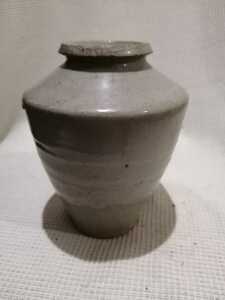 白磁壺　17世紀　中国　GUN POWDER JAR　壷　小壷　茶壺　白磁　青磁　中国　清朝　古玩　58NB14k5