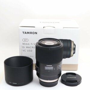レンズ　TAMRON 単焦点マクロレンズ SP90mm F2.8 Di MACRO 1:1 VC USD ニコン用 フルサイズ対応 F017N【シフトブレ対応】