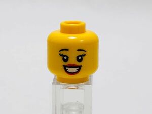 【新品未使用】レゴ　LEGO　ミニフィグ　ヘッド　頭　27 口紅　