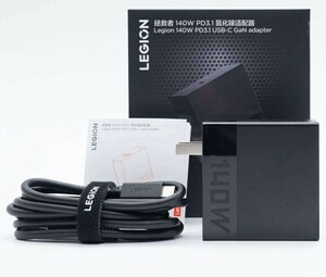 レノボ LENOVO LEGION 140W 新品 PD3.1 USB-C GaNアダプター AC アダプター 送料無料 東京発送