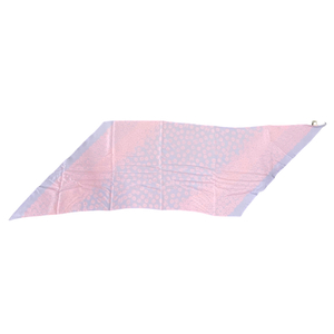 CHANEL シャネル スカーフ ロゴ ココマーク フラワー モチーフ パープル ピンク シルク100％