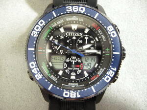 【美品・中古品】シチズン腕時計 プロマスター ヨットタイマー 限定モデル C660-R013351 エコドライブ ソーラークォーツ 