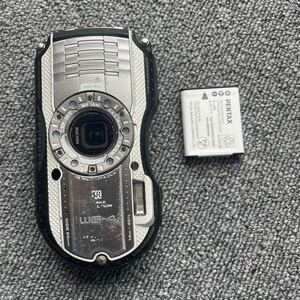 RICOH リコー WG-4 コンパクトデジタルカメラ バッテリー付き 現状品 防水 耐衝撃 動作未確認