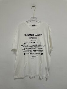 RAF SIMONS ラフシモンズ - Raf Simons Summer Games Cotton-jersey コットン Tシャツカットソー Mサイズ