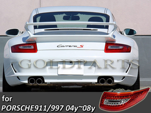 残り僅か【DEPO製】　PORSCHE　ポルシェ 911/997　前期用　純正後期スタイル　LEDテール　GT3 カレラ4 タルガ　カレラ GT2 GT3RS　