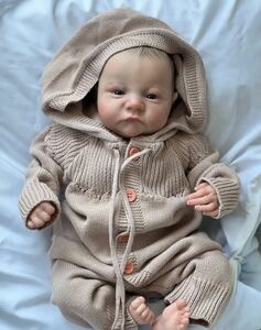 リボーンドール　赤ちゃん人形　ベビー　新生児　幼児　19インチ　49cm 1.2kg リアル赤ちゃん　本物思考製造