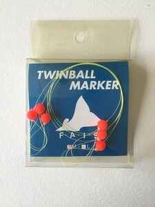 【新品!!】 TWINBALL MARKER RED M
