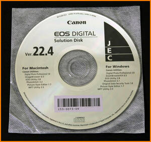 【送料無料】ソフト★キャノン EOS DIGITAL Solution Disk（Ver.22.4）