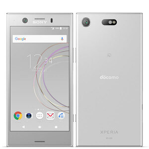 バッテリー80％以上 良品 SO-02K Xperia XZ1 Compact ホワイトシルバー 中古 SIMフリー SIMロック解除済