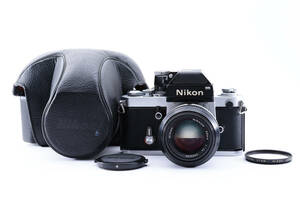 【美品・動作OK】Nikon ニコン フィルム 一眼レフカメラ F2 NIKKOR 50mm 1:1.4 ケース付　2124730