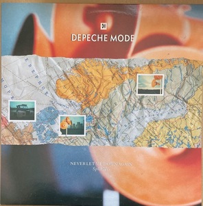 UK盤　DEPECHE MODE 【デペッシュ・モード　NEVER LET ME DOWN AGAIN　SPLIT MIX】12inシングル　1987年