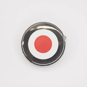 Button badge 25mm MOD Target 缶バッジ ターゲットマーク Vespa Lambretta ベスパ ランブレッタ 50S 100 ET3 GTR RALLY PX200E 160GS