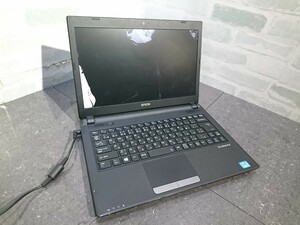 【ジャンク品】管1R154 EPSON Endeavor NA601E CPU core i5-3337U HDD無し、HDDマウント有り、メモリー2GB、バッテリー有り