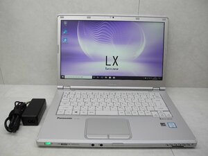 ☆1円スタート☆第6世代☆CF-LX5PDPVS.高解像度1920×1080.累積8860☆Core i5 2.40GHz/8GB/SSD256GB/無線/カメラ/Office/Win10 DtoD領域☆