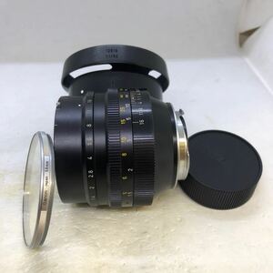 【珍品】 Leica Noctilux 50mm f1.0 E58 貴重なフード(12519)付き