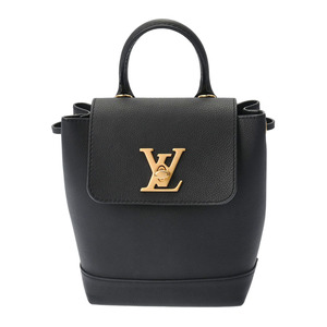 LOUIS VUITTON ルイヴィトン ロックミー バックパック 黒 M54573 レディース レザー リュック・デイパック Aランク 中古 銀蔵