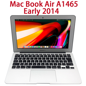 驚速起動 Apple MacBook Air A1465 Early 2014 Corei5 1.4GHz macOS Big Sur11.7 メモリ4GB SSD256GB 11.6インチ 無線 BT カメラ AC B644