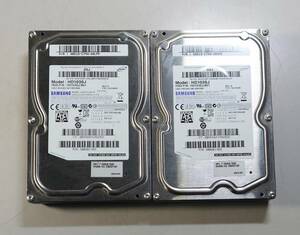 KN3504 【中古品】2個セット SAMSUNG HD103SJ HDD 1TB