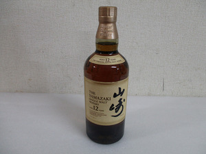 【YP80/S】★未開栓 古酒 サントリー 山崎 12年 700ml 43% シングルモルトウイスキー