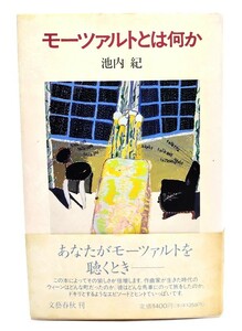 モーツァルトとは何か /池内 紀 (著)/文藝春秋