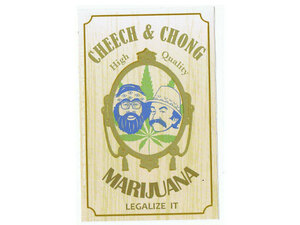 【送料無料】Cheech&Chong オフィシャルステッカー 喫煙具 チーチ＆チョン Up In Smoke 正規品 チーチョン マリファナ映画 ガンジャ 大麻