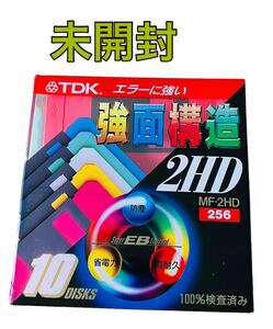 TDK MF2HD-256X10PMN 強面構造フロッピー 10枚フロッピーディスク
