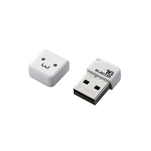 まとめ得 エレコム USBメモリ/USB2.0/小型/キャップ付/16GB/ホワイト MF-SU2B16GWHF x [2個] /l