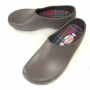 ドイツ製/美品★jolly by alsa★防水/スリッポンシューズ/サンダル【41/26.0-26.5/茶/BROWN】Shoes◆Q-238